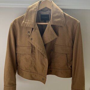 Banana Republic Woman's extra small canvas crop jacket